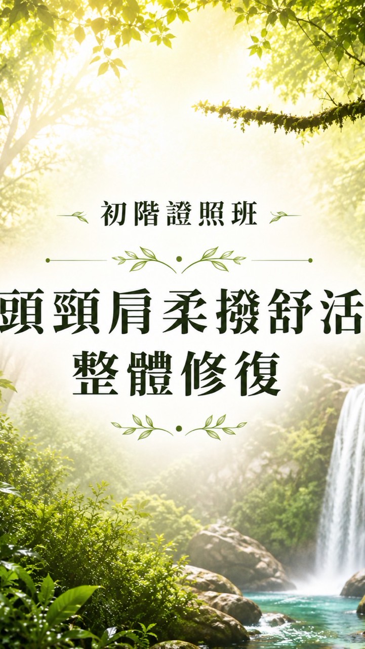 初階(頭頸肩)證照班