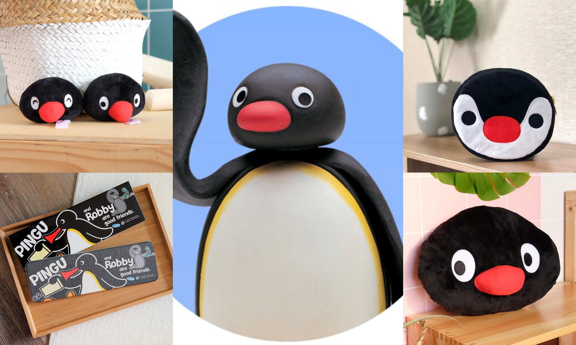 Takara Tomy Pingu 企鵝家族澆花公仔p1 扭蛋 全5種