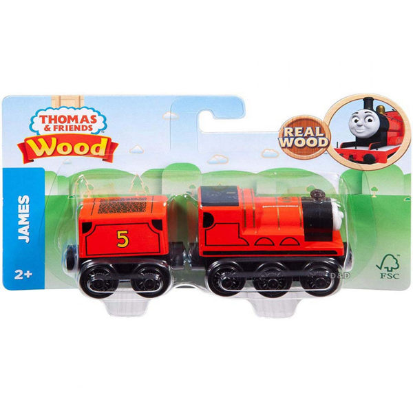 《 Thomas & Friends 》湯瑪士WOODEN - 詹姆士 ╭★ JOYBUS玩具百貨