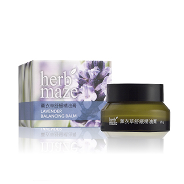 含薰衣草精油、薄荷及天然蜂蠟溫和不刺激，天然精油，可放鬆心情、紓解生活、舒緩身心、增加活力。主要成分: 薰衣草精油、芬多精精油、薄荷精油。