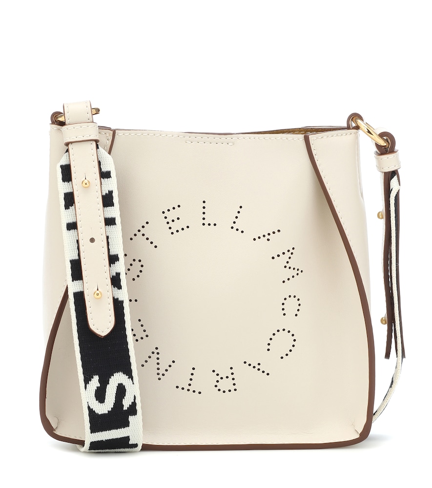 Stella McCartney's off-white shoulder bag has been made in Italy from buttery-soft alter nappa, in k
