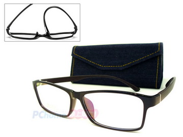 ★加寬設計 寬臉適合 輕舒適記憶膠框 輕盈好配戴 ★亞洲版 舒適穩定加高鼻翼設計 ★搭配原廠丹寧牛仔摺疊鏡盒