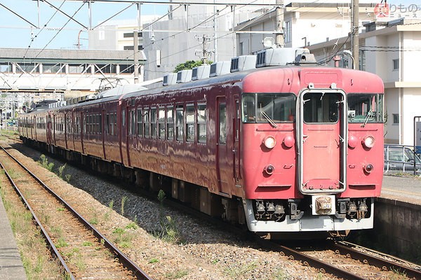 通勤電車なのに洗面所 「最後の国鉄急行形」455形700番台（乗りものニュース）