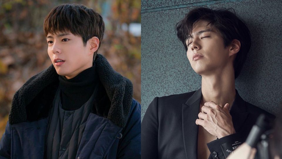 不過他之前幫時尚雜誌拍攝的一組寫真倒是完全變成小狼狗，照片裡朴寶劍外面披著西裝，裡面什麼也沒穿，閉著眼睛根本像在誘惑人靠近他。比起純真的弟弟，這幾組照片實在太誘人啦！