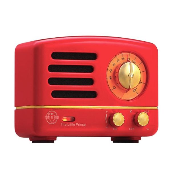 貓王收音機 小王子OTR紅色無線便攜手機藍芽音箱音響收音機迷你 HM 范思蓮恩