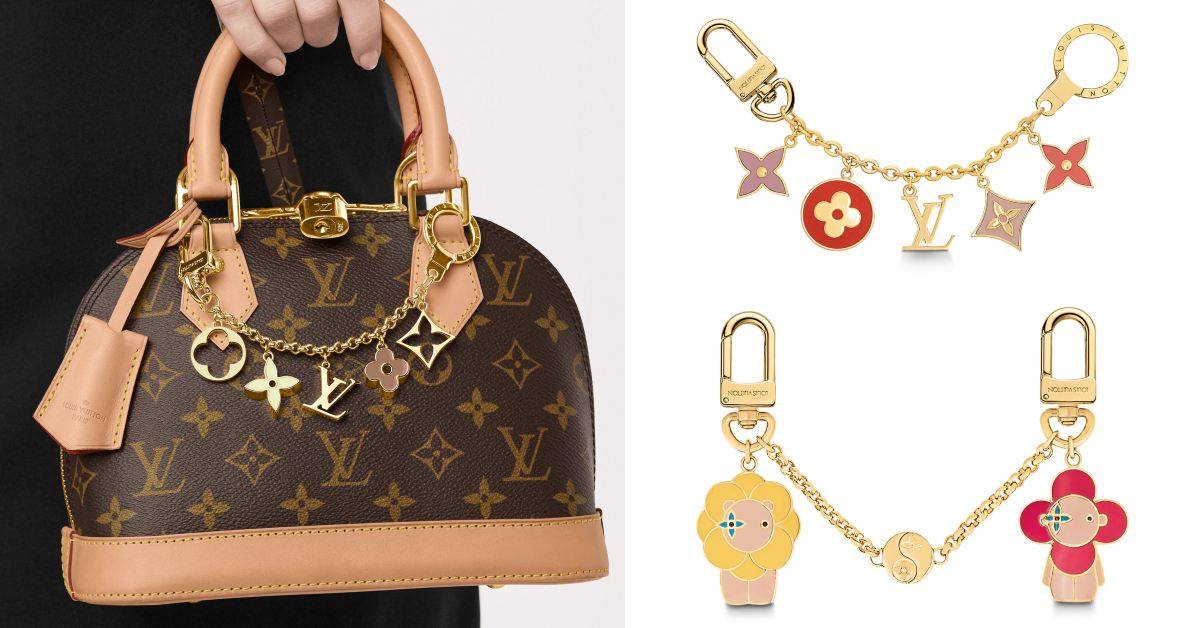 Louis Vuitton LV Vivienne and Petula Best Friend Bag Charm and Key Holder