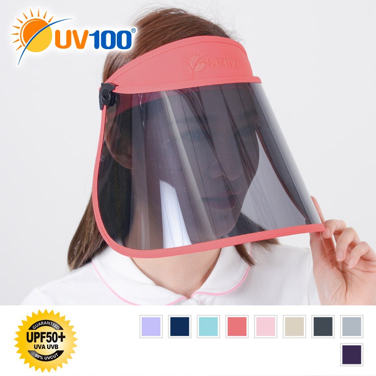 UV100 防曬 抗UV-遮陽捲收美容面罩【MC91341】