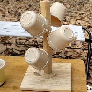 巨安網購【108012434】咖啡杯掛架馬克杯紅酒杯收納置物架