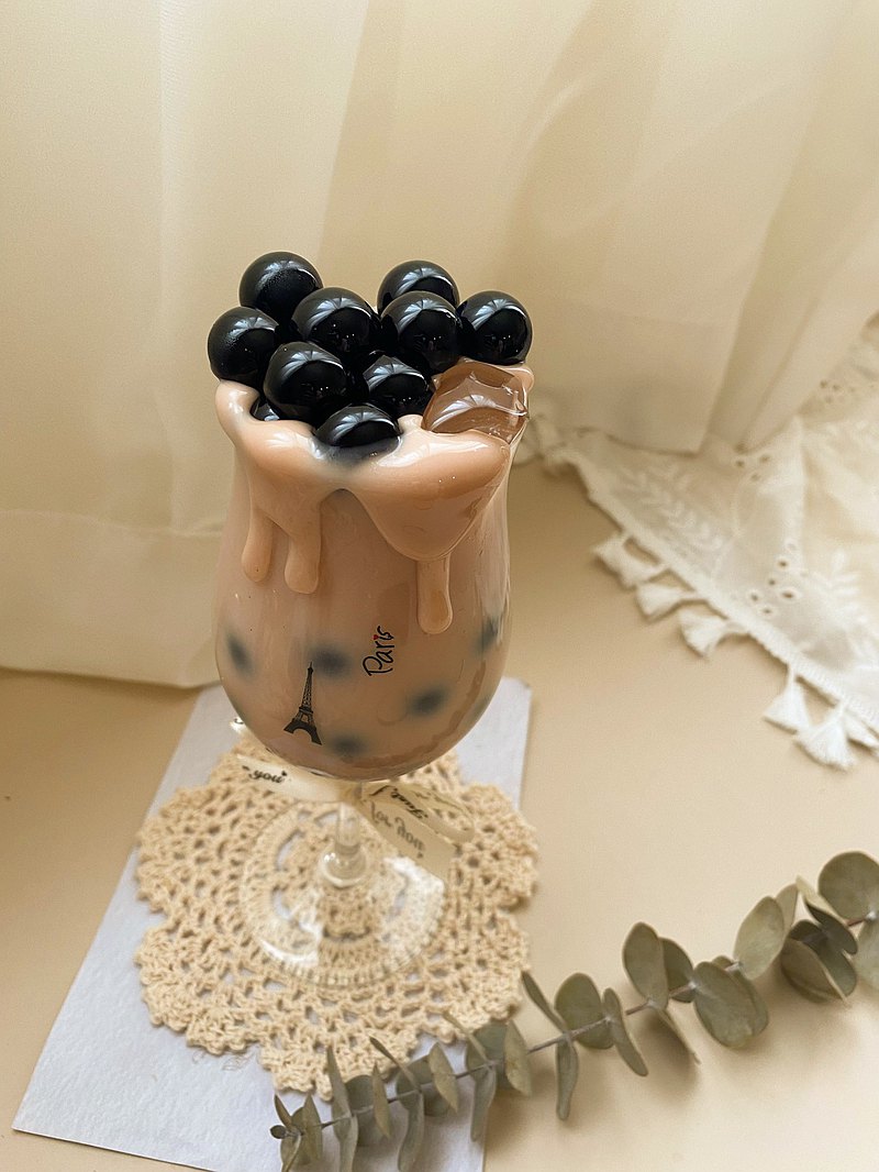 珍珠奶茶飲料蠟燭 + 文青風擴香石體驗・2 人小班制