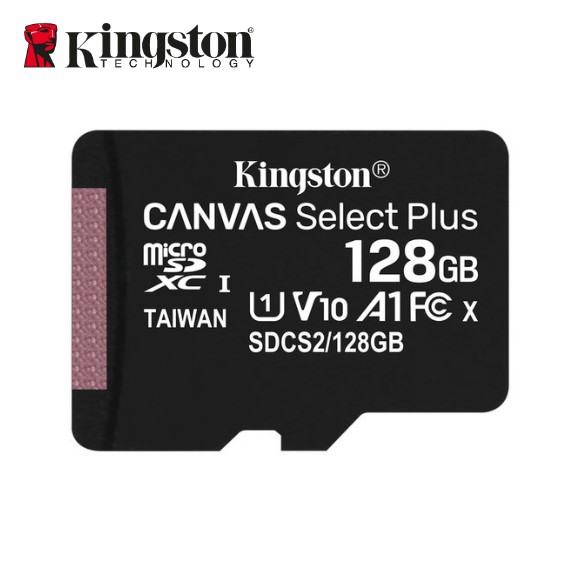 Canvas Select Plus microSD 記憶卡符合 Android A1 效能等級Kingston 的 Canvas Select Plus microSD 記憶卡相容於 Android