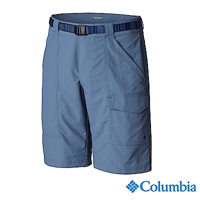 Columbia 哥倫比亞 男款-防曬UPF50防潑短褲-墨藍