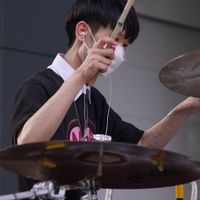 鼓手紫毛drummer
