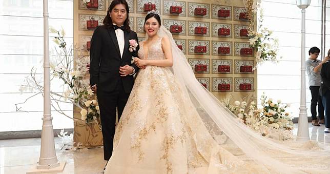製作人結婚「嫩妻肚藏6月男娃」　賓客黃子佼誇猛：一舉得男