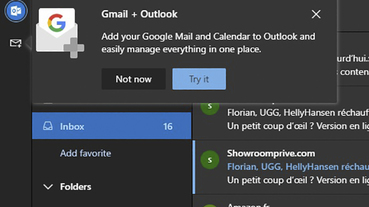 微軟 Outlook 網頁版整合 Gmail 、Google 雲端硬碟與日曆服務現正測試中