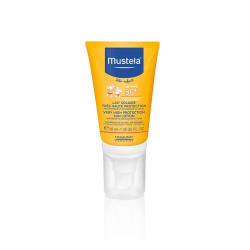 慕之恬廊Mustela 高效性兒童防曬乳SPF50+(40ml)效期至2020/12★衛立兒生活館★