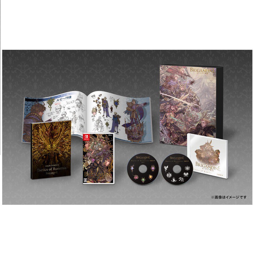 首批特典:螢幕擦拭布限定版內容物：特製外盒、中日文名詞對照本、畫冊 (日文、B5尺寸 約50頁)、攻略本 (日文、B6尺寸 約100頁)、音樂原聲帶CD*2、中文版限定無框畫(約25*17*1cm)遊