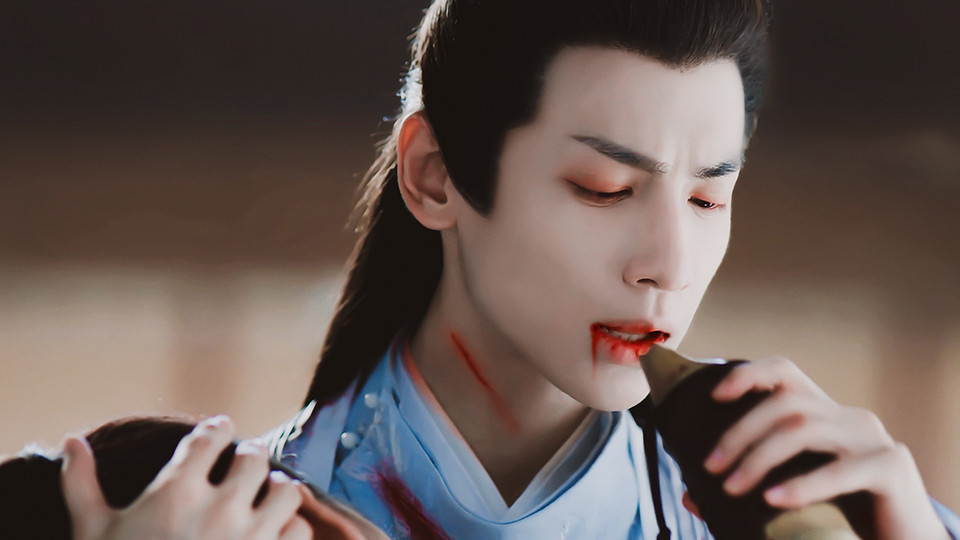 古裝劇中的「吐血美男」7：羅雲熙 飾演《月上重火》上官透