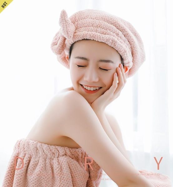 幹髮帽-2條潔麗雅乾髮帽女擦頭髮速幹吸水毛巾包頭巾浴帽可愛長髮乾髮巾 完美情人精品館