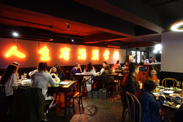 台式餐酒館台北-罔市台式餐酒館，中山區台式餐酒館聚餐，台北不限時台菜餐廳，精緻酒家菜，適合晚餐和宵夜夜晚限定的台式創意餐酒館