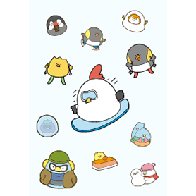 でぶどりたちの冬