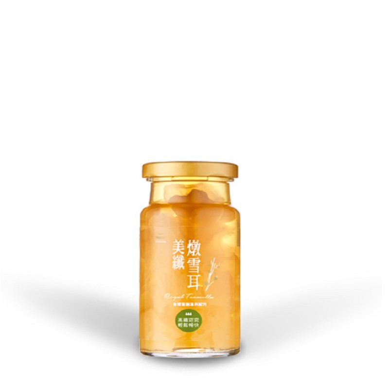 品名:德合御膳美纖燉雪耳 成份: 水、白木耳(台灣)、難消化性麥芽糊精、冰糖、魔玉萃取粉末(含葡萄甘露聚糖、膳食纖維)。 使用方式: (1)開罐即飲，開罐後如未食用完畢，請更換容器或冷藏並儘速食用完畢