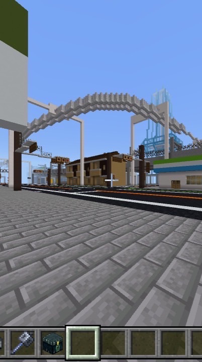 マイクラ/Minecraft 統合版 町で生活