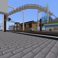 マイクラ Minecraft 統合版 町で生活 海鮮市