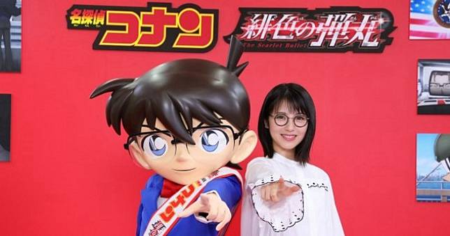 濱邊美波客串《名偵探柯南：緋色的彈丸》角色配音，「頭號粉絲如願了！」