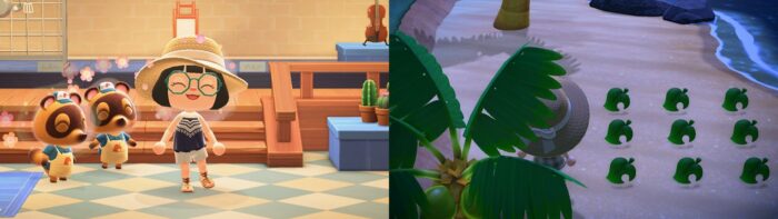 動物之森遊戲畫面