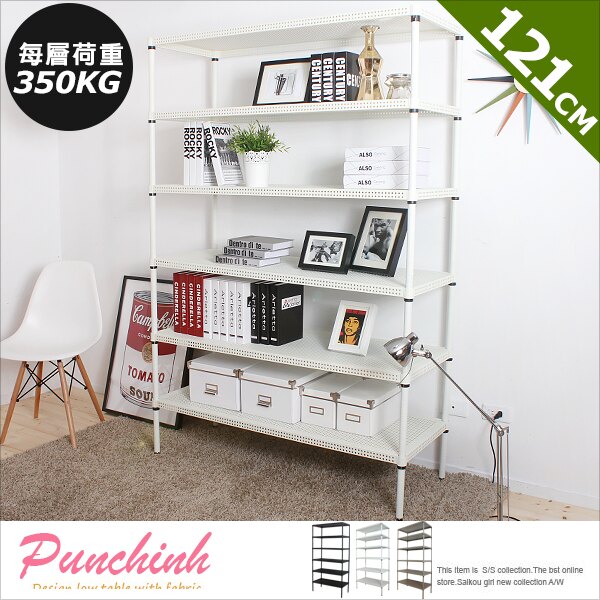 E&J【006060】免運費，加重款 GALAXY 平面六層架12160181(超荷重350kg)；鍍鉻架/收納架/LOFT