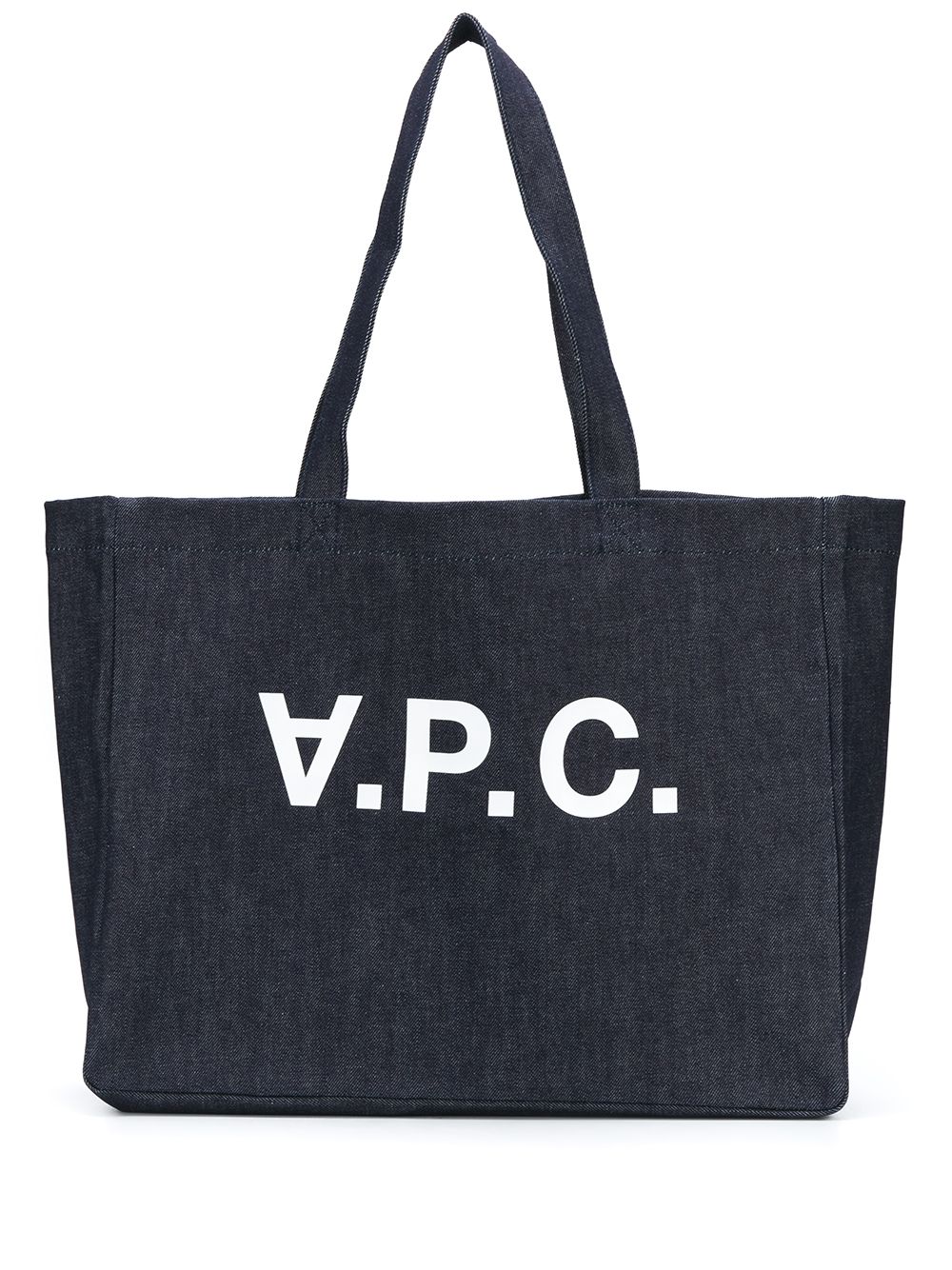 A.P.C. - Daniela denim tote - unisex - Cotton/Polyurethane - One Size - Blue