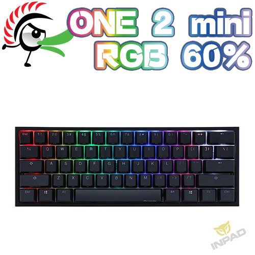 Ducky ONE 2 mini RGB 60%機械式鍵盤 中文英文 硬派精璽