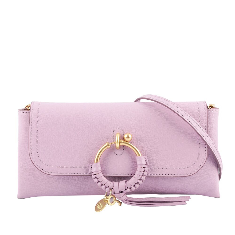 SEE BY CHLOE JOAN 山羊皮翻蓋晚宴鍊包(紫霧薰衣草) CHS20ASA69388599