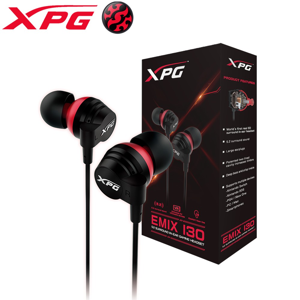 配戴時能完美服貼，形成自然密閉環境，將聲音持續迴盪在耳朵中，大幅提升音質與配戴的舒適感，即使長時間拚戰也不覺得脹痛【內建麥克風線控 掌握戰場環境】直覺容易操作的線控，音量 / 選曲 / 尋找音軌 / 