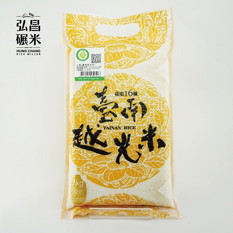 臺南越光米 台南16號-1kg (買三送一)
