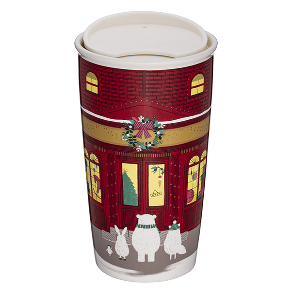 星巴克耶誕購物雙層馬克杯