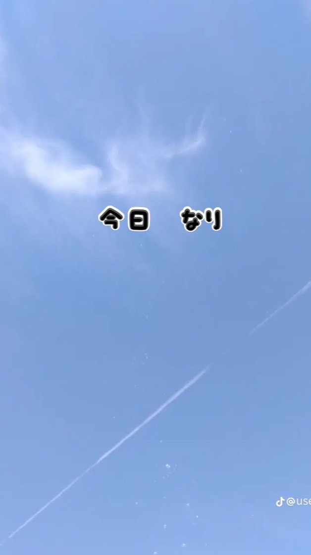 今日なり✈️