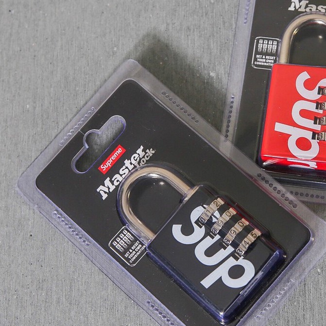 【SUPREME】Master Lock Numeric Combin 鎖頭《黑》[ PURE by TAKI ]