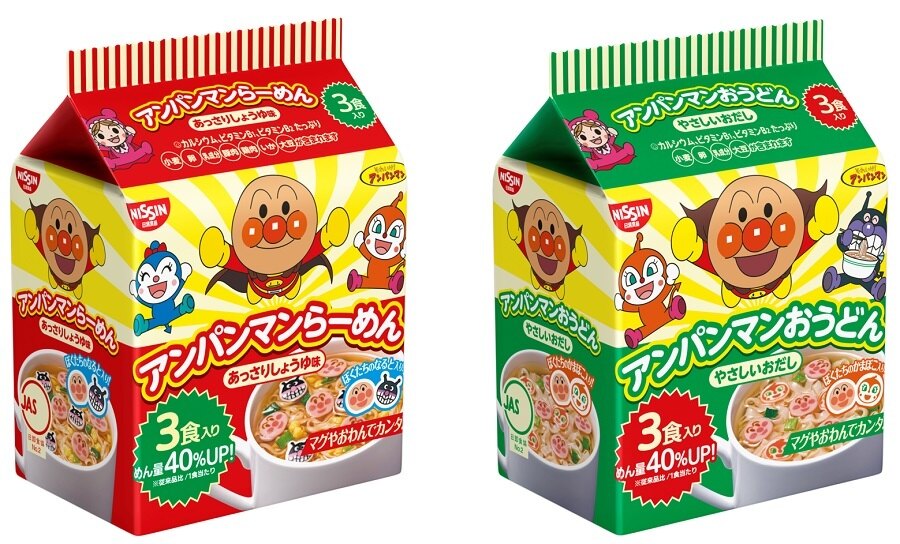 日清 麵包超人 3袋入 烏龍麵 醬油味拉麵 杯仔麵 馬克杯麵