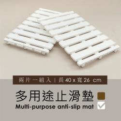 ◎材質：PVC聚丙烯|◎尺寸：長40CMX寬26CM|◎內容物：二片入類型:地墊/防滑墊主材質:PVC特色:防滑,抗磨花色圖案:單色素面入數:二片入尺寸(長x寬)(cm):長40CMX寬26CM顏色: