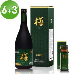 【大和酵素】日本原裝大和紀州梅精萃本草酵素6大3小回饋組(720ml*6瓶+30ml*3瓶)_網