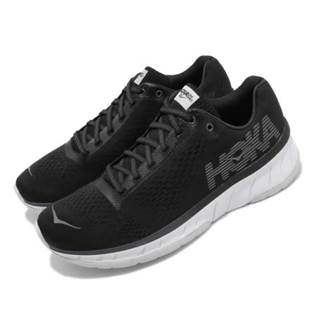 品牌: HOKA ONE ONE型號: HO1019281BWHT品名: Cavu特點: RMAT大底 緩衝避震 跑鞋 路跑 黑 白