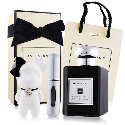 Jo Malone 烏木與佛手柑香水50ml-加品牌提袋&擴香石&分裝瓶(隨機出貨)