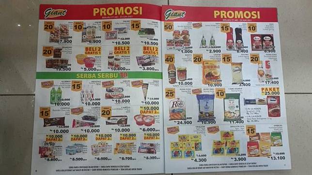 Katalog Giant Serpong 27 Mei 23 Juni Diskon 35 Persen Potongan Harga Sampai Rp 1 Juta Suara Com Line Today