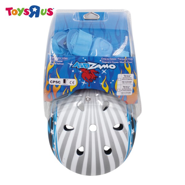 藍星滑板頭盔，蛤殼包裝，帶墊套包裝尺寸(cm)： 49 x 50 x 40包裝重量(g) ：350材質：塑膠 產地：中國 適用年齡：3【注意事項】●多款式商品如未備註款式者，將採隨機出貨。●本產品為一