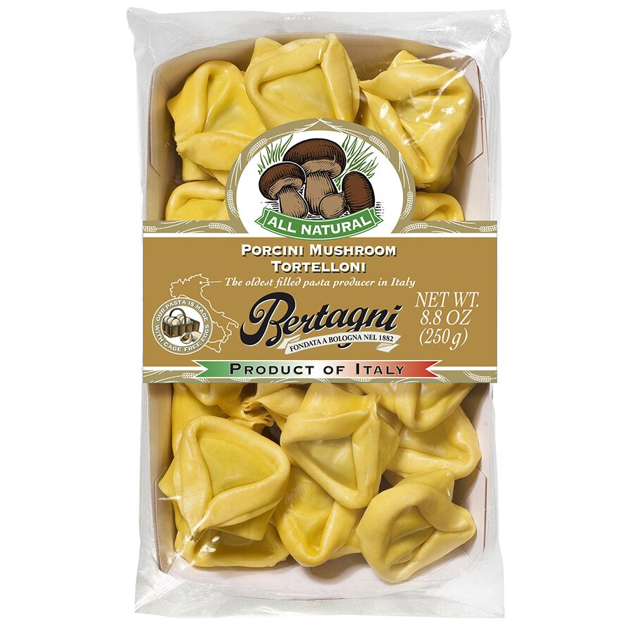 義大利 Bertagni 新鮮冷凍 手工牛肝菌義大利 餛飩 250g Porcini mushroom torte