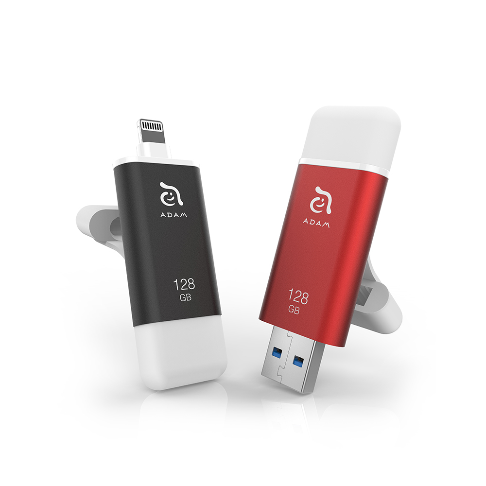 • Lightning/USB 3.1雙介面iPhone/iPad專用隨身碟 • 亞果團隊台灣設計製造，指定使用高品質快閃記憶體 • 支援多種檔案格式、影音播放及文件瀏覽