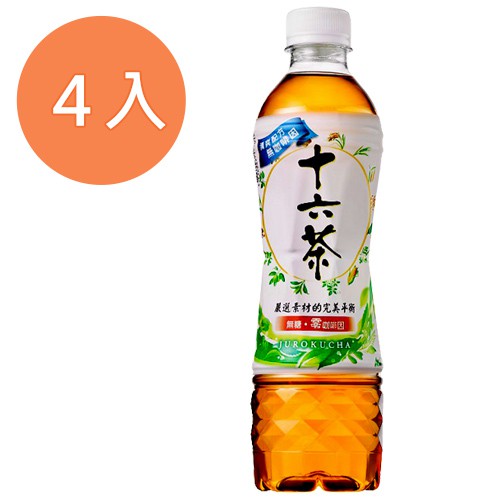 朝日 Asahi 十六茶 530ml (4入)/組【康鄰超市】