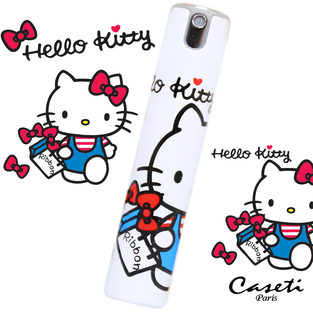 【Hello Kitty X Caseti】購物凱蒂 香水分裝瓶 旅行香水攜帶瓶 香水瓶 噴瓶 壓瓶 空瓶推薦