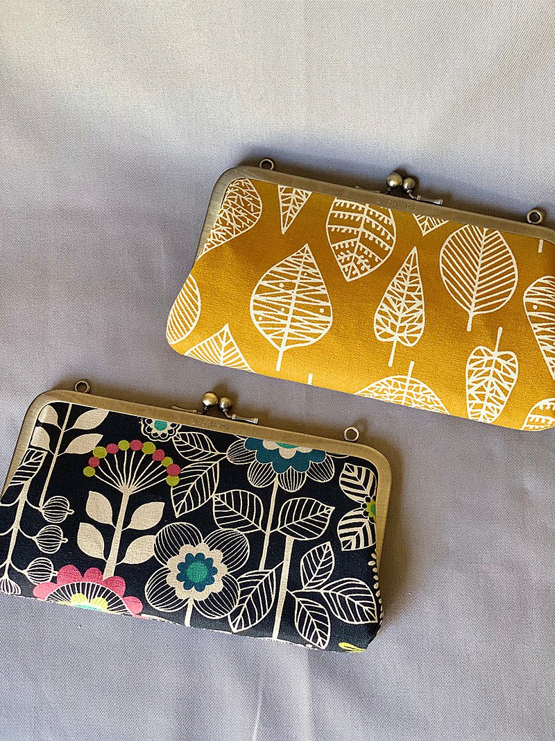 口金包 口金長夾 手拿包 錢包 肩背包 腕包 親子口金/花葉系